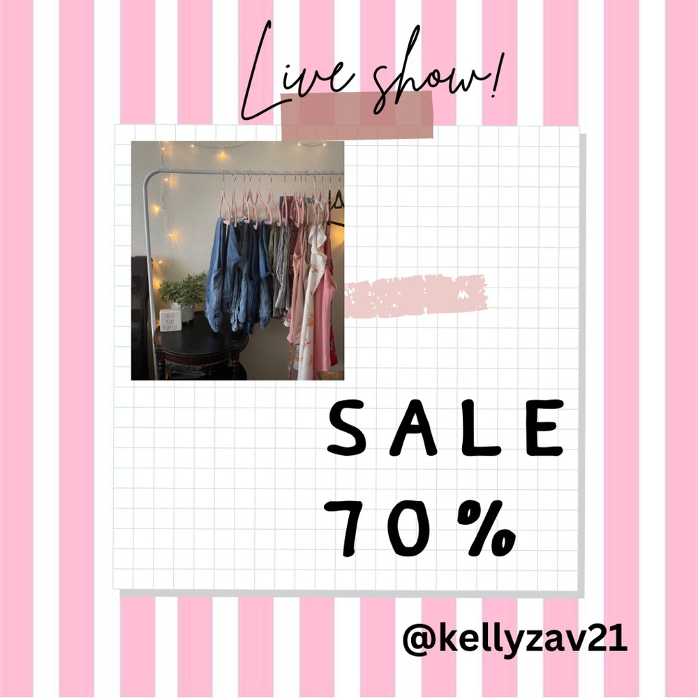 ✨Live show notification! Summer Clearout 🤍